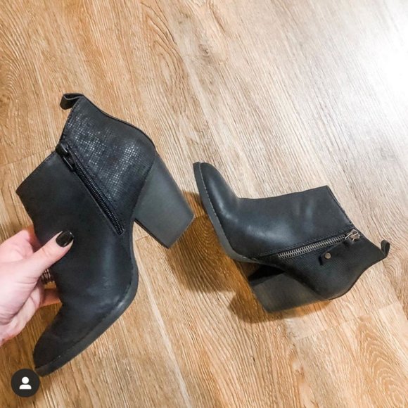 Universal Thread Jameson Double Zip Bootie Black - Picture 2 of 4